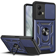 Θήκη για Motorola Moto E14, CamShield Slide, μπλε
