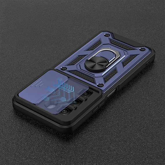 Θήκη για Infinix Hot 50 Pro+ 4G, CamShield Slide, μπλε