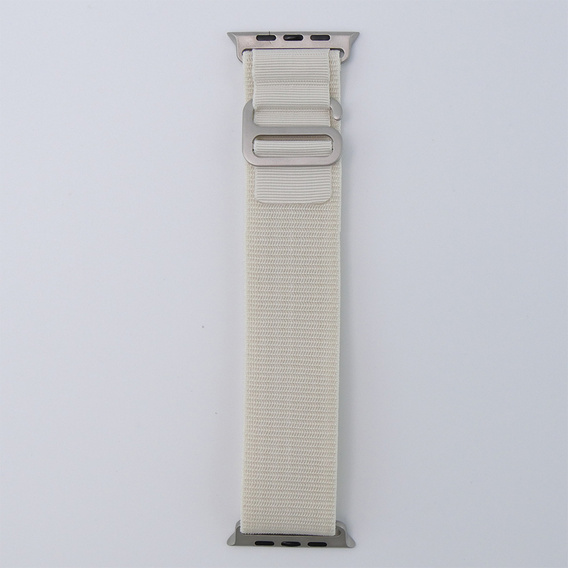 Λουράκι νάιλον για Apple Watch 1/2/3/4/5/6/7/8/SE/ULTRA 42/44/45/49mm, μπεζ