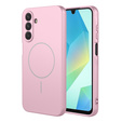 Θήκη σιλικόνης για Samsung Galaxy A17 5G, για MagSafe, ροζ