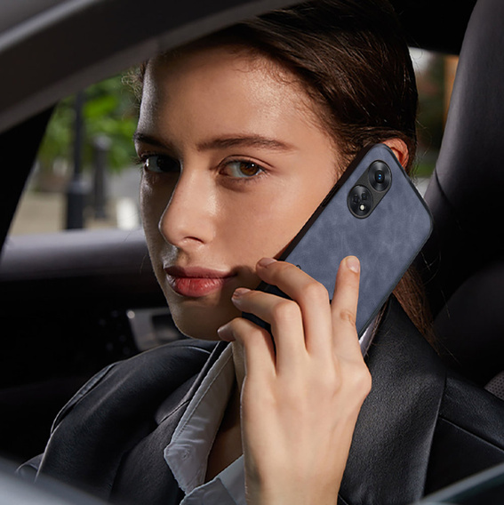 Θήκη για OPPO Reno8 T 4G, ERBORD Business, με πλάκα στήριξης αυτοκινήτου, μπλε