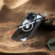Θήκη για iPhone 16 Pro, Shockproof, με γυαλί, για MagSafe, μαύρη