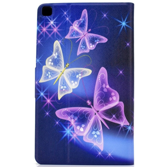 Θήκη για Samsung Galaxy Tab A7 10.4 2020 T500 T505, butterflies, μωβ