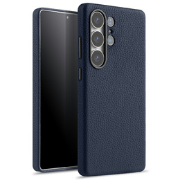 Θήκη MELKCO για Samsung Galaxy S25 Ultra, δερμάτινη, σκούρο μπλε