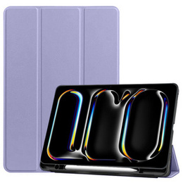 Θήκη για Apple iPad Pro 13" 7 gen. 2024 (A2925, Smartcase με χώρο για γραφίδα, μωβ