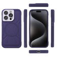 Θήκη για iPhone 15 Pro Max, ERBORD Armor Mag, μωβ
