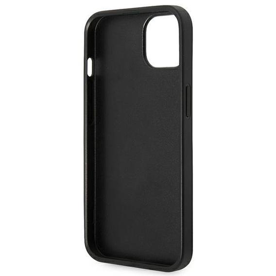 Karl Lagerfeld Θήκη για iPhone 14 Plus, Saffiano Karl's Head Patch, μαύρη