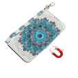 Θήκη με πτερύγιο για Infinix Hot 40i, Wallet, Mandala Flower