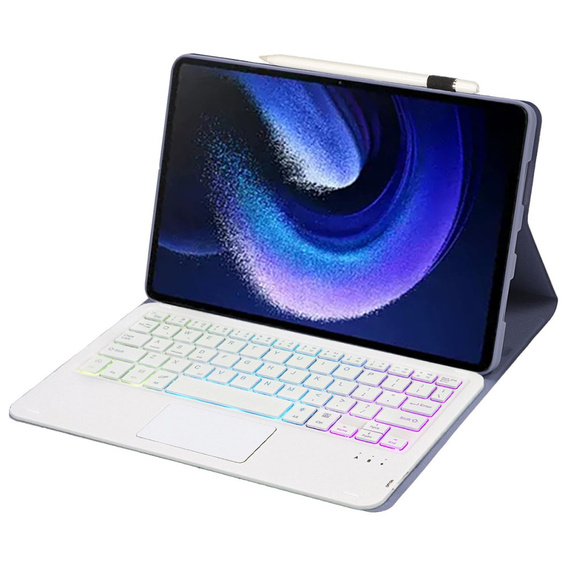 Θήκη + πληκτρολόγιο Xiaomi Pad 6 / 6 Pro, with touchpad, μωβ