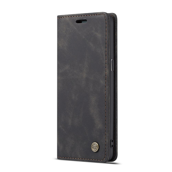 θήκη CASEME για Samsung Galaxy S8, Leather Wallet Case, μαύρη
