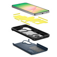 θήκη Spigen για Samsung Galaxy A56 5G, Tough Armor Mag Mag MagSafe, σκούρο μπλε + μετριασμένο γυαλί 9H