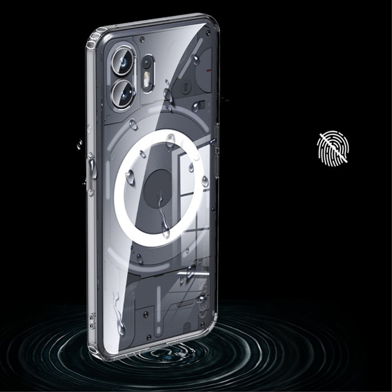 Θήκη για το Nothing Phone 2, Υβριδική θήκη Fusion, για MagSafe, διαφανής