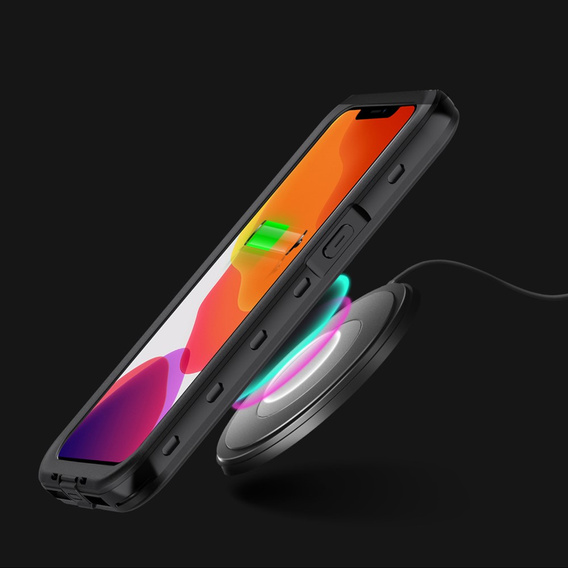 Αδιάβροχη θήκη IP68 για iPhone 13 Pro, SHELLBOX, μαύρη