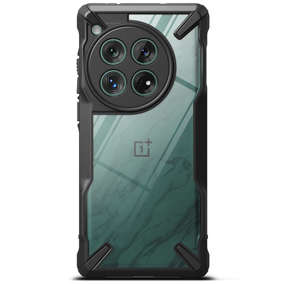 Θήκη Ringke Fusion X διαφανής / μαύρη για OnePlus 12 5G