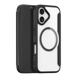 Θήκη Dux Ducis για iPhone 17, Skin X Pro, με πτερύγιο, για MagSafe, μαύρο