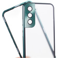 θήκη για το Samsung Galaxy S21, Magnetic Dual Glass, πράσινη
