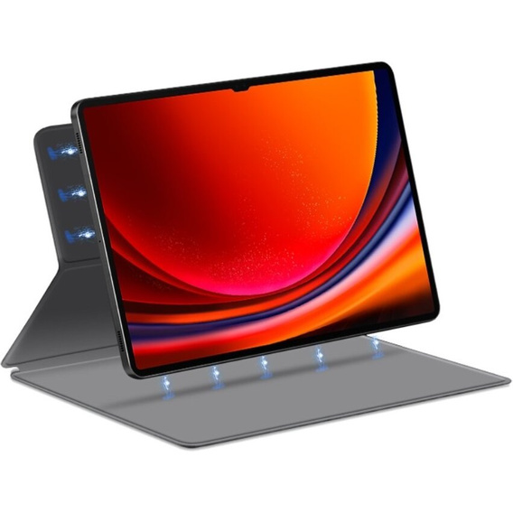 Θήκη για Samsung Galaxy Tab S9 Ultra, Magnetic, γκρι