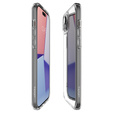 θήκη Spigen για iPhone 15, Ultra Hybrid, διαφανής + μετριασμένο γυαλί 9H