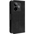Θήκη με πτερύγιο για Realme GT 7 / 7T, Card Slot, μαύρη