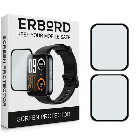 2x υβριδικό γυαλί ERBORD για Realme Watch 3 Pro