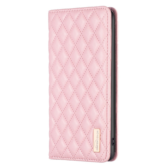 Θήκη με πτερύγιο για Samsung Galaxy S25 Ultra, Wallet, BINFEN COLOR, ροζ