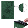 θήκη για το Lenovo Tab M9, Butterfly, πράσινη