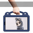 Παιδική θήκη για Samsung Galaxy Tab A7 Lite 8.7 T220/T225, Cute Patterns, με βάση, σκούρο μπλε