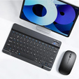 Το ασύρματο πληκτρολόγιο Mini Bluetooth για tablet, μαύρη