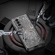 Θήκη για Samsung Galaxy Z Fold 5 5G, Mechanical Legend, μαύρη
