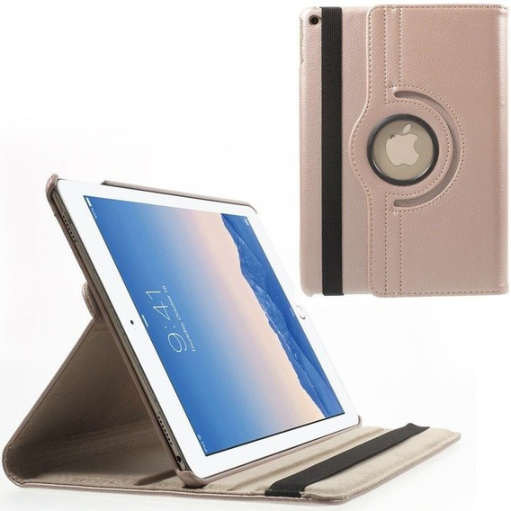 Θήκη για iPad Air 2 9.7" 2014 TB330FU 10.95", Περιστρεφόμενη 360, ροζ