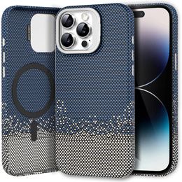 Θήκη για iPhone 14 Pro Max, Πλαίσιο Kickstand, για MagSafe, Sand Blue