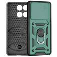 Θήκη για Motorola Edge 60 / 60 Fusion, CamShield Slide, πράσινη