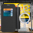 Θήκη με πτερύγιο για iPhone 13 Pro, RFID Wallet MagSafe CamShield, μαύρη