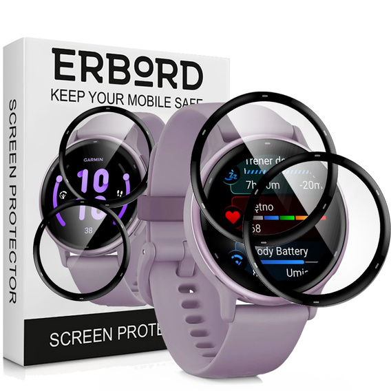 2x υβριδικό γυαλί ERBORD για Garmin Vivoactive 5