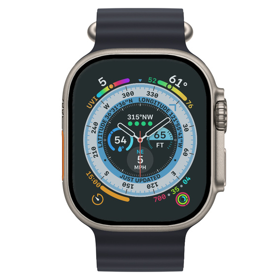 2x υβριδικό γυαλί ERBORD για Apple Watch Ultra/Ultra 2 49MM