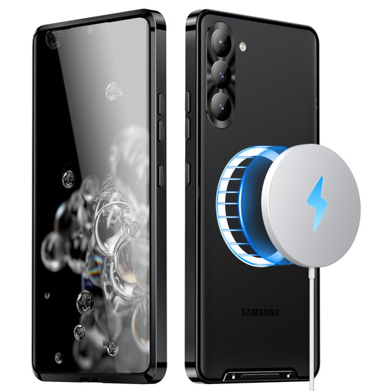 θήκη προστασίας κάμερας για το Samsung Galaxy S24+ Plus, CamShield MagSafe, διαφανής / μαύρη
