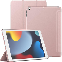 Θήκη για iPad 7/8/9 10.2 2019/2020/2021, Smartcase, ροζ rose gold