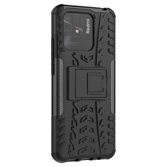 Θήκη για Xiaomi Redmi 10C, Tire Armor, μαύρη
