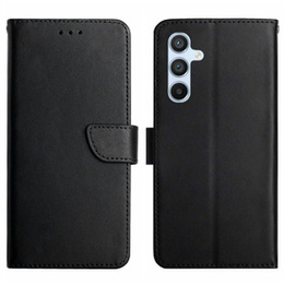 Θήκη με πτερύγιο για Samsung Galaxy A35 5G, Split Leather Wallet, μαύρη