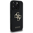 Θήκη GUESS Grained Big 4G και Classic Logo για iPhone 16 Pro