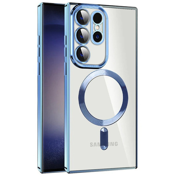 Θήκη για Samsung Galaxy S22 Ultra, MagSafe Hybrid, σκούρο μπλε