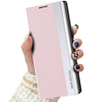 Θήκη με πτερύγιο για Xiaomi Poco X5 5G / Redmi Note 12 5G, Side Magnetic, ροζ