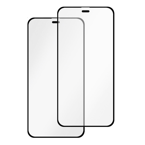 2x Μετριασμένο γυαλί για iPhone 12 Mini, ERBORD Easy App Full Screen Protector