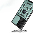 Θήκη για Samsung Galaxy S23 Ultra, CamShield Slide, πράσινο