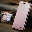 θήκη CASEME για Samsung Galaxy A14 5G, Waxy Textured, ροζ