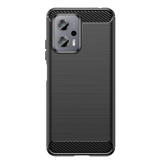 Θήκη για Xiaomi Poco X4 GT 5G, Carbon, μαύρη