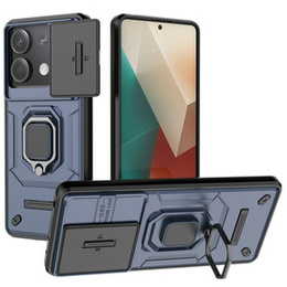 Θήκη για Xiaomi Redmi Note 13 5G, KickStand Camera Lens, μπλε