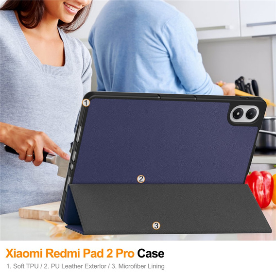 Θήκη με καπάκι Smartcase για Xiaomi Redmi Pad 2 Pro