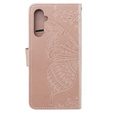 Θήκη με πτερύγιο για Samsung Galaxy M34 5G, Butterfly, ροζ rose gold