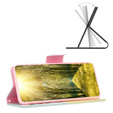 Θήκη με πτερύγιο για Motorola Edge 40 Neo, Wallet, feather, μπλε